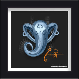 Ganpati Photo Frame by Dr Pallavi Kwatra