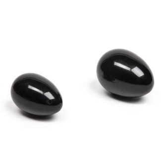 Kundalini Cervical Awakening Black Obsidian 2" Eggs - Image 2