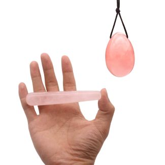 Kundalini Cervical Awakening Rose Quartz Wand for Young (Pink) - Image 2