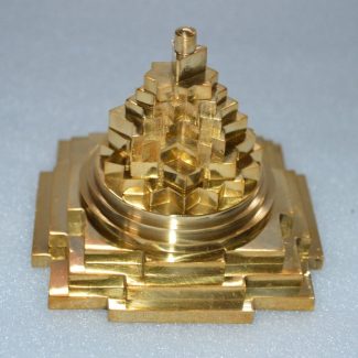 Energized 3d Sri Yantra Brass