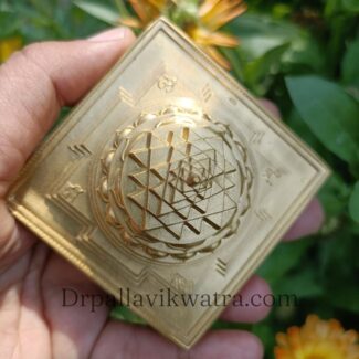 Energized Brass Mahalaxmi Shreeyantra 2.5"for Wealth & Financial Abundance - Image 3