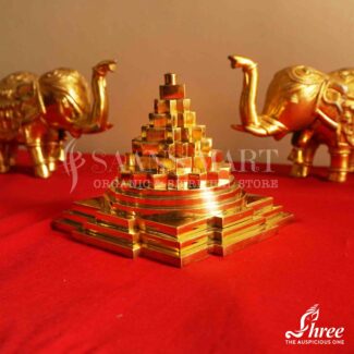 Energized Brass 4" Shree Yantra for Health & Medical Conditions - Image 4