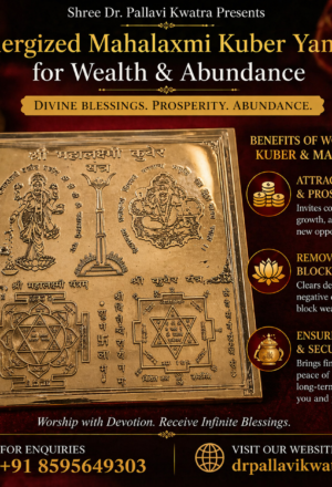 Energized Mahalaxmi Kuber Yantra