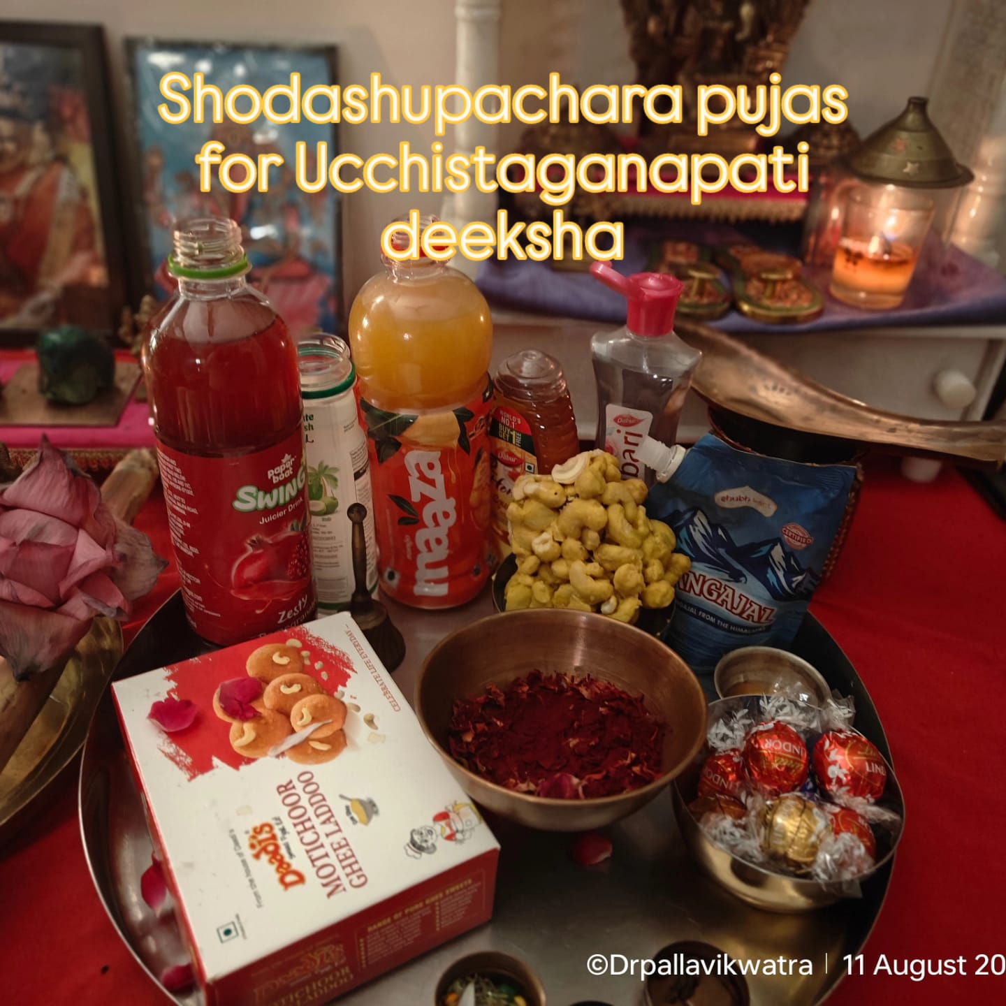 Ucchista Ganapati Shodashopachara Abhishekam - Image 3