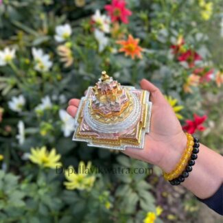 Energized 3d Sri yantra Brass Coloured - Image 5