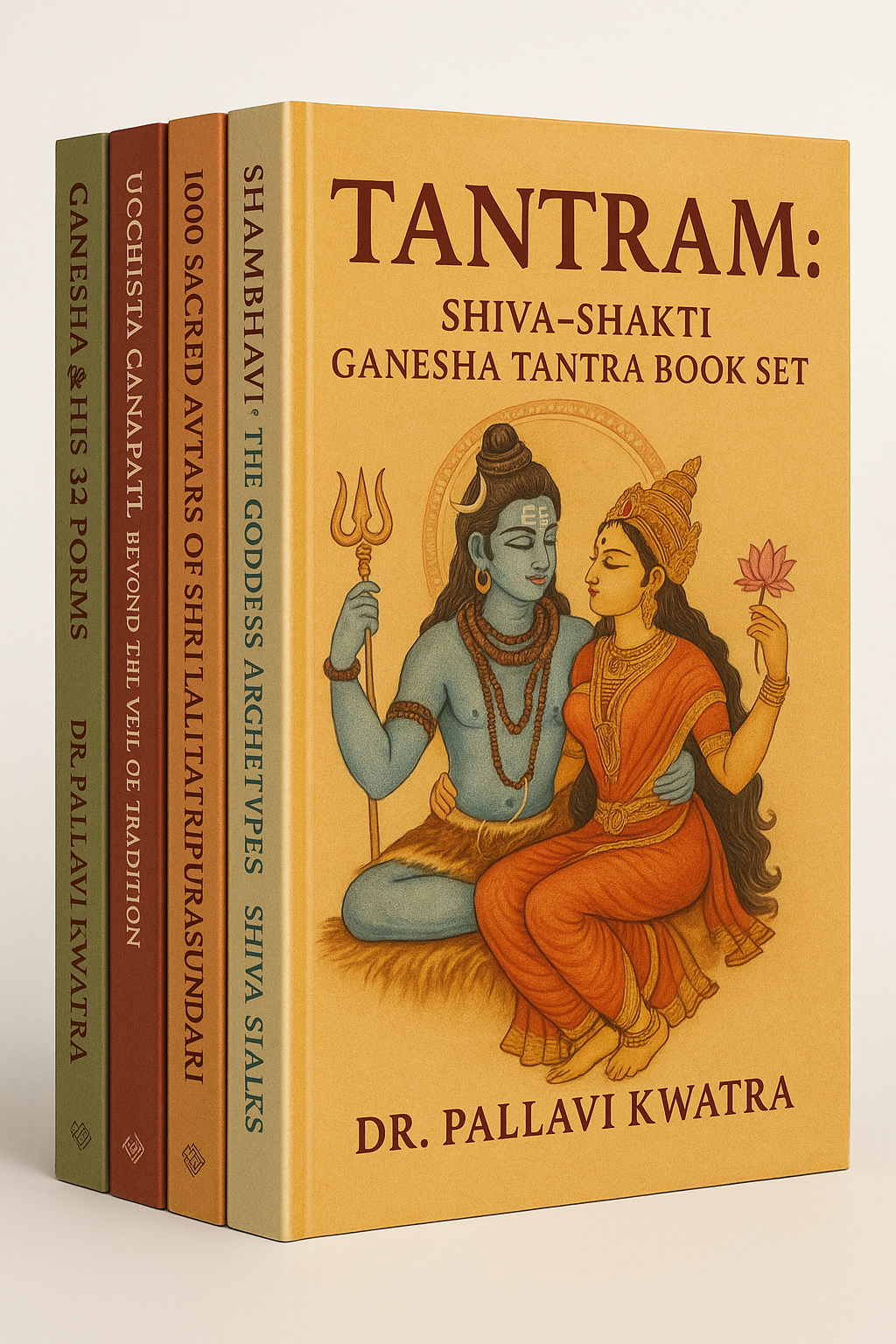 Tantram 5-book set by Dr. Pallavi Kwatra – Shiva, Shakti, and Ganesha Tantra collection