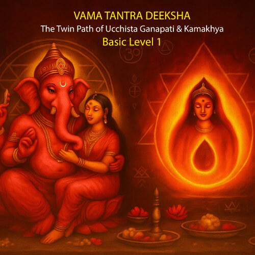 Dr. Pallavi Kwatra guiding online Vama Tantra Deeksha initiation – Basic Level 1 program